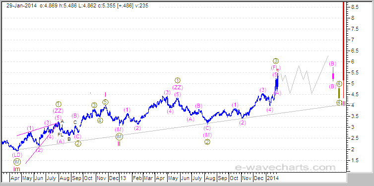 Elliott Wave Natural Gas Forecast