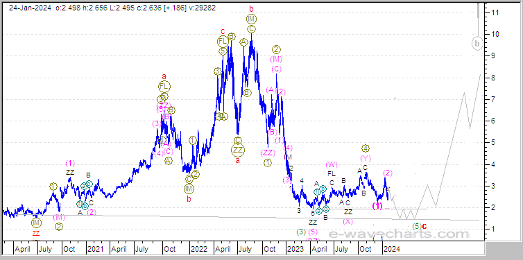 Elliott Wave Natural Gas Forecast