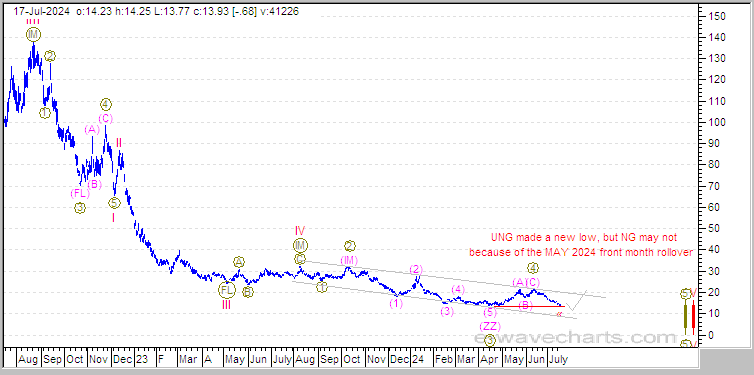 Elliott Wave Natural Gas Forecast